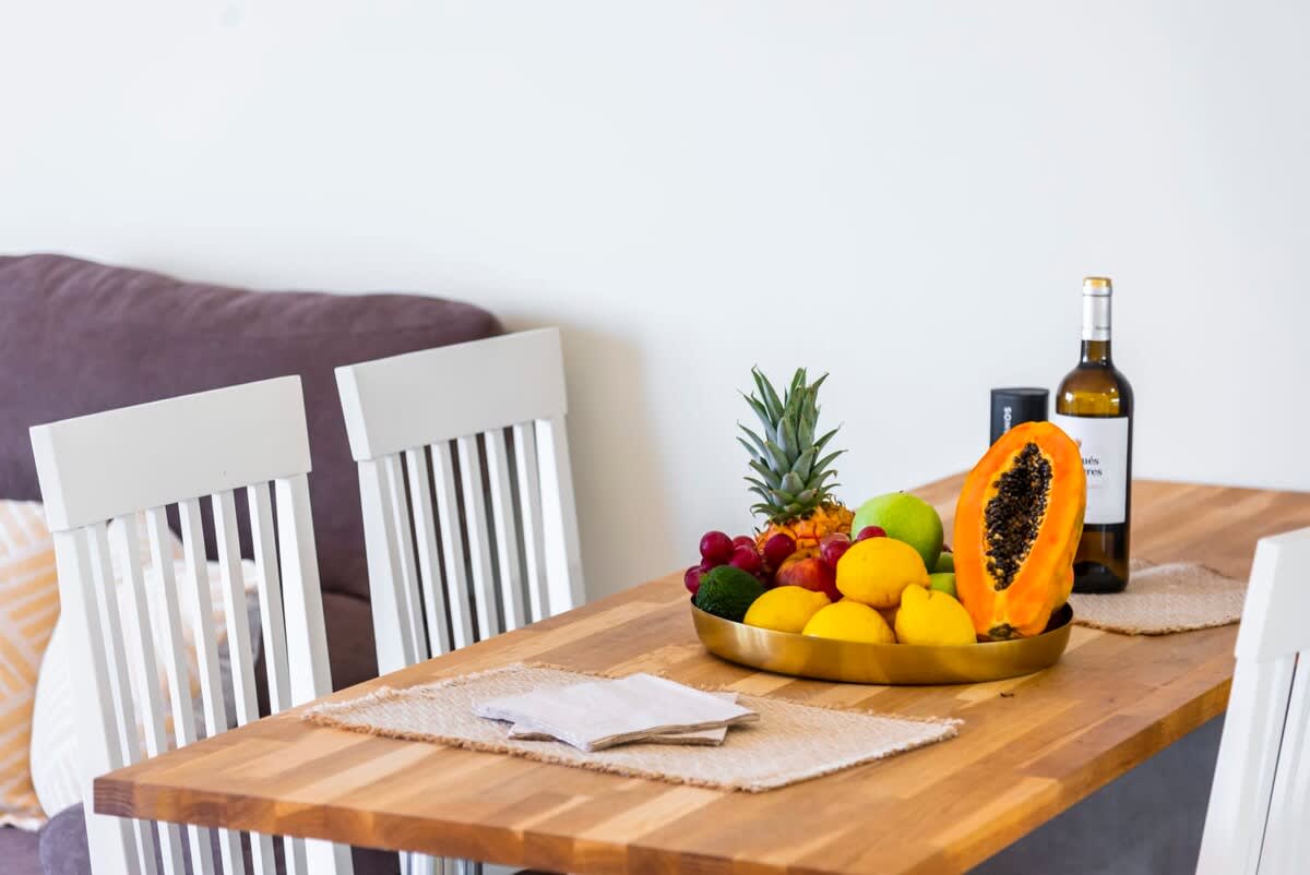 Dining Area with Welcome Package