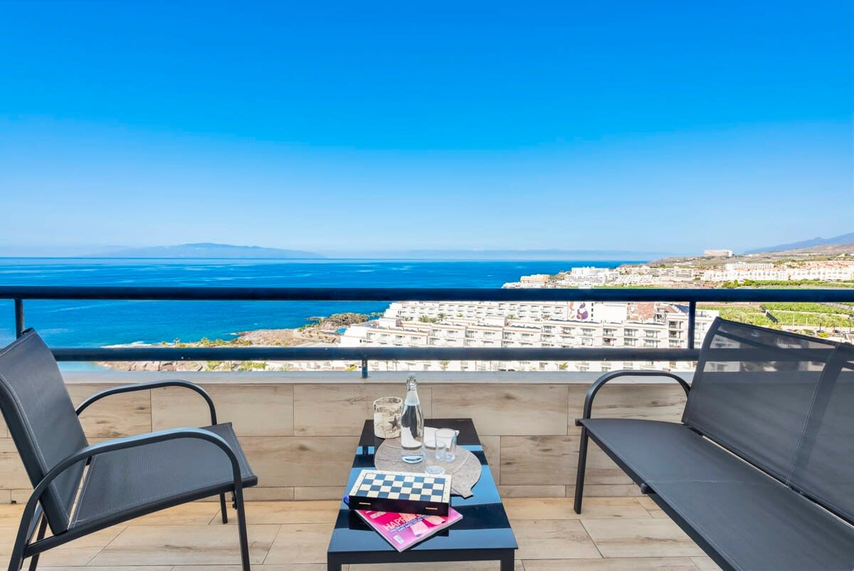 Terrace with Ocean View & Outdoor Furniture