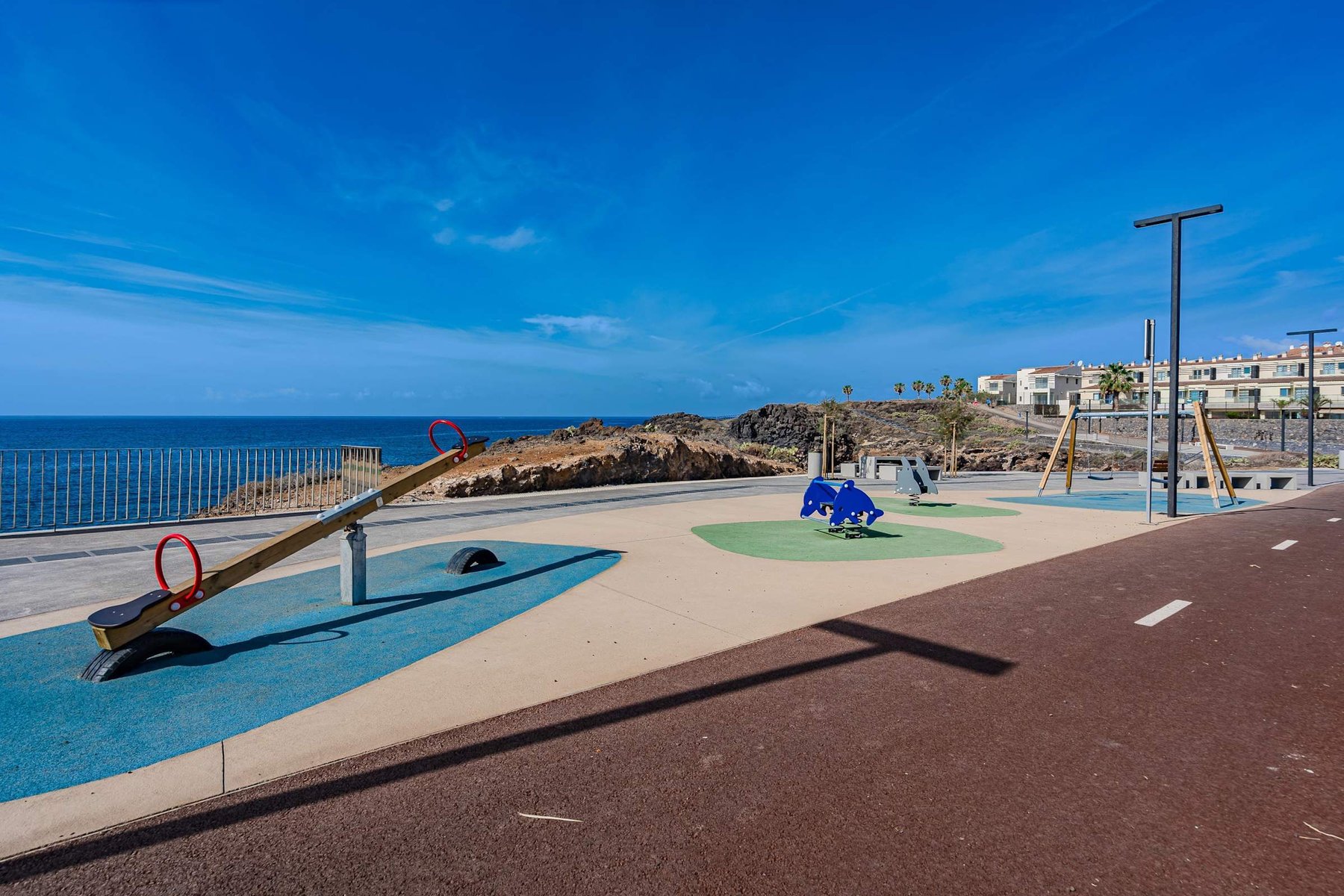 Kid's Outdoor Playground on Nearby Promenade