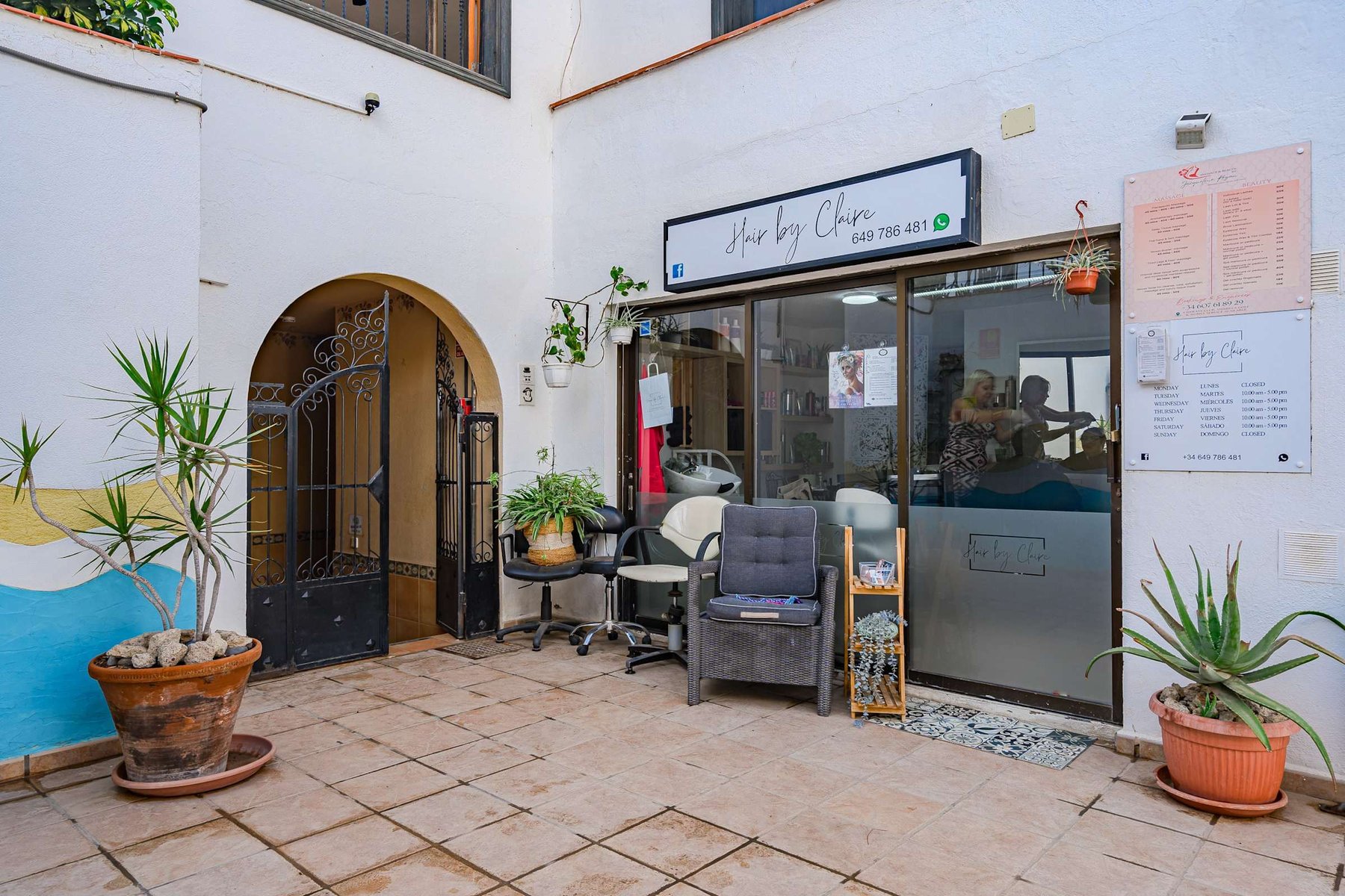 Hairdresser in the Resort