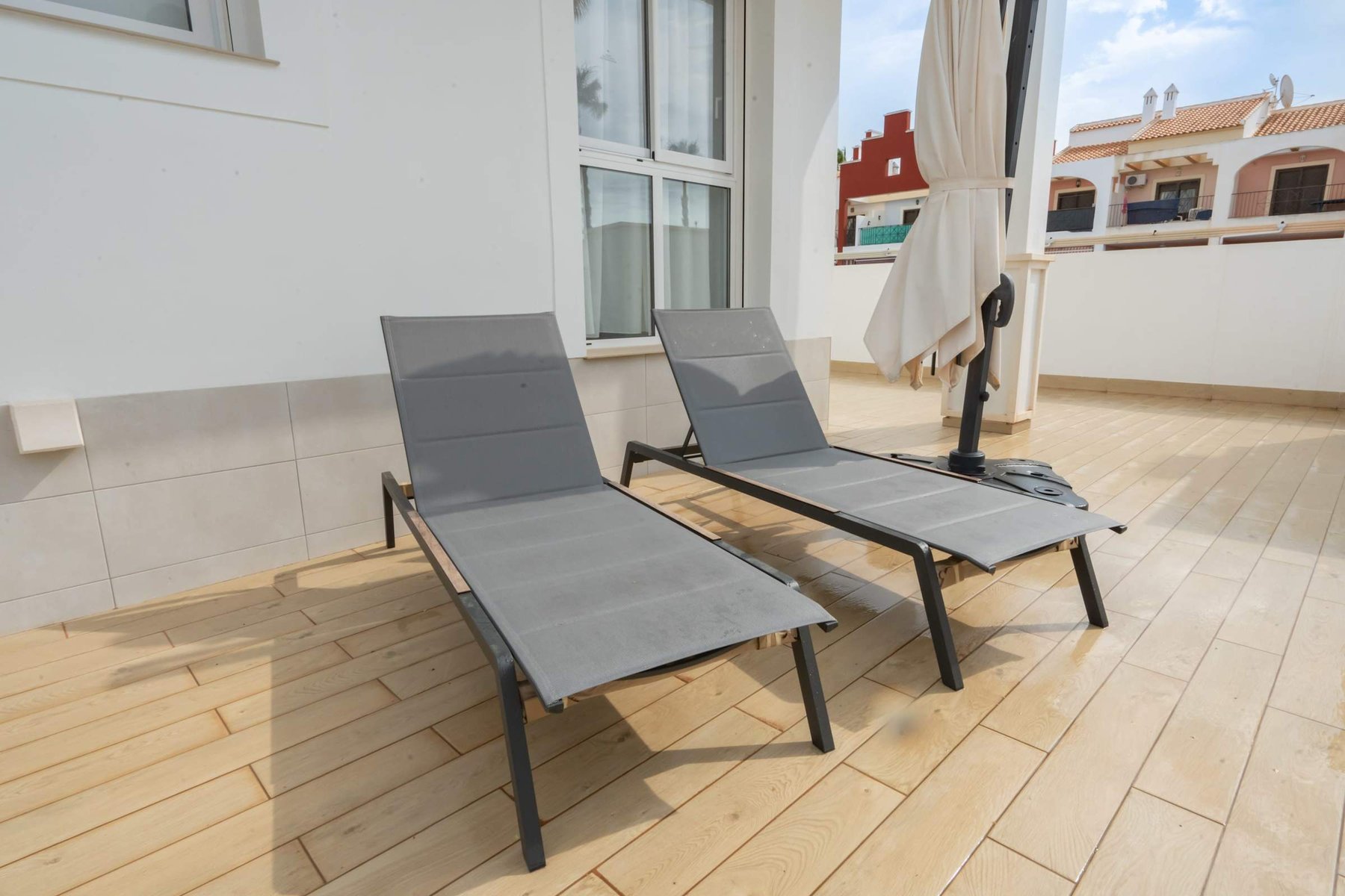 Patio with Sun Loungers