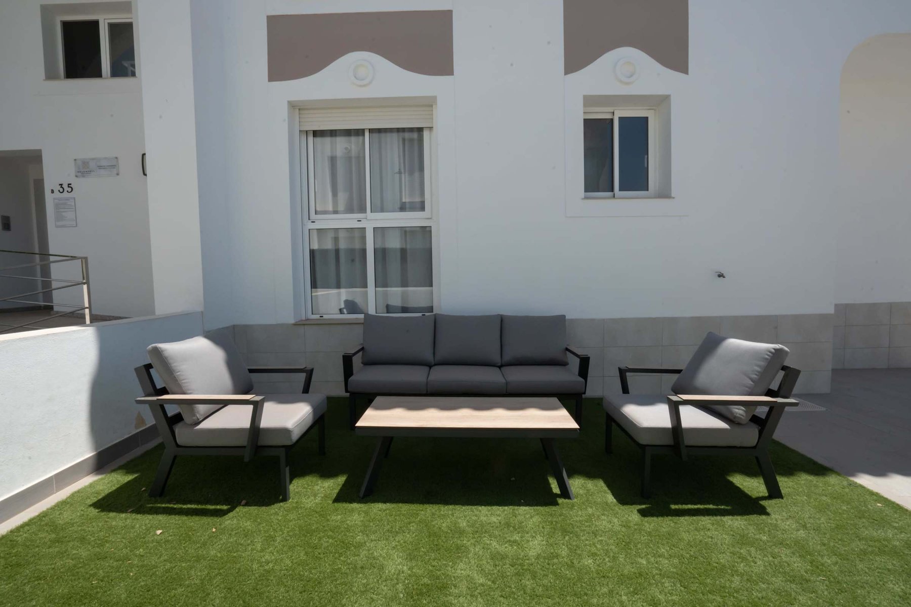 Patio with Sun Loungers