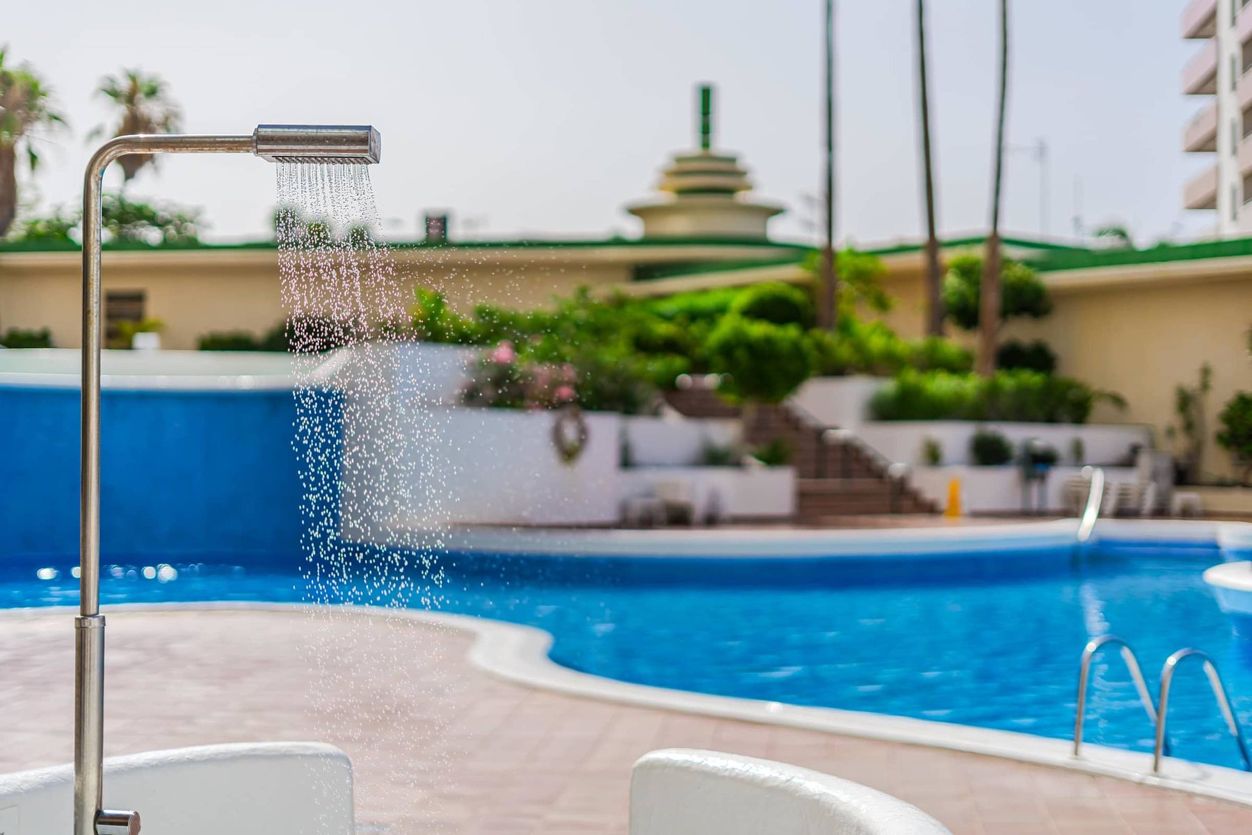 Community Swimming Pool with Child Pool & Pool Bar