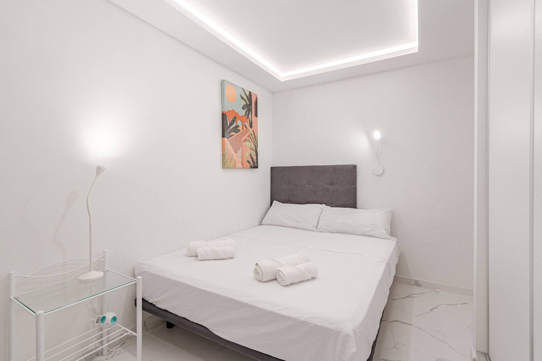 2nd Bedroom with Queen Bed, Closet and Room Darkening Shades