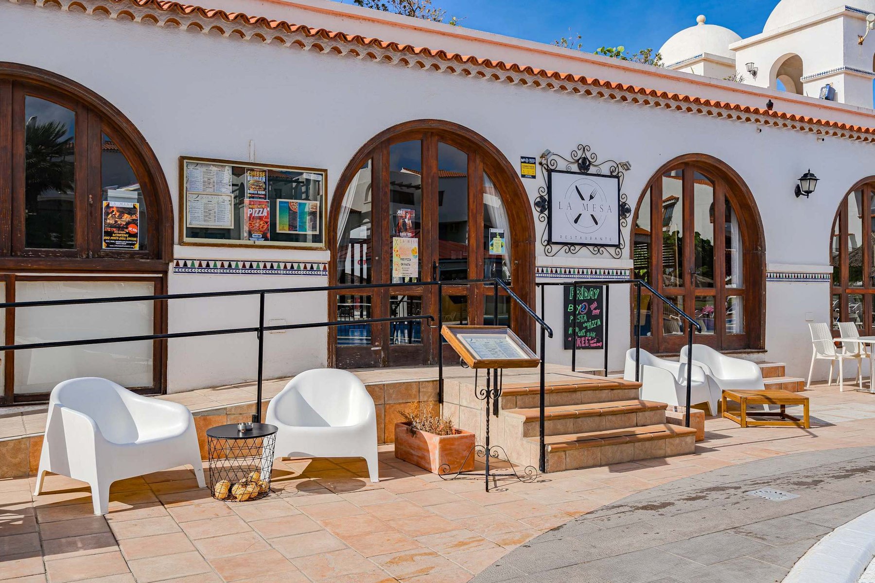 On-Site Dining at La Mesa — Just Steps from the Pool and Your Suite