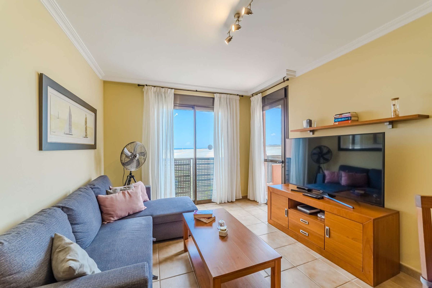 Bright Living Room – Lounge, Read & Relax with La Tejita Breeze