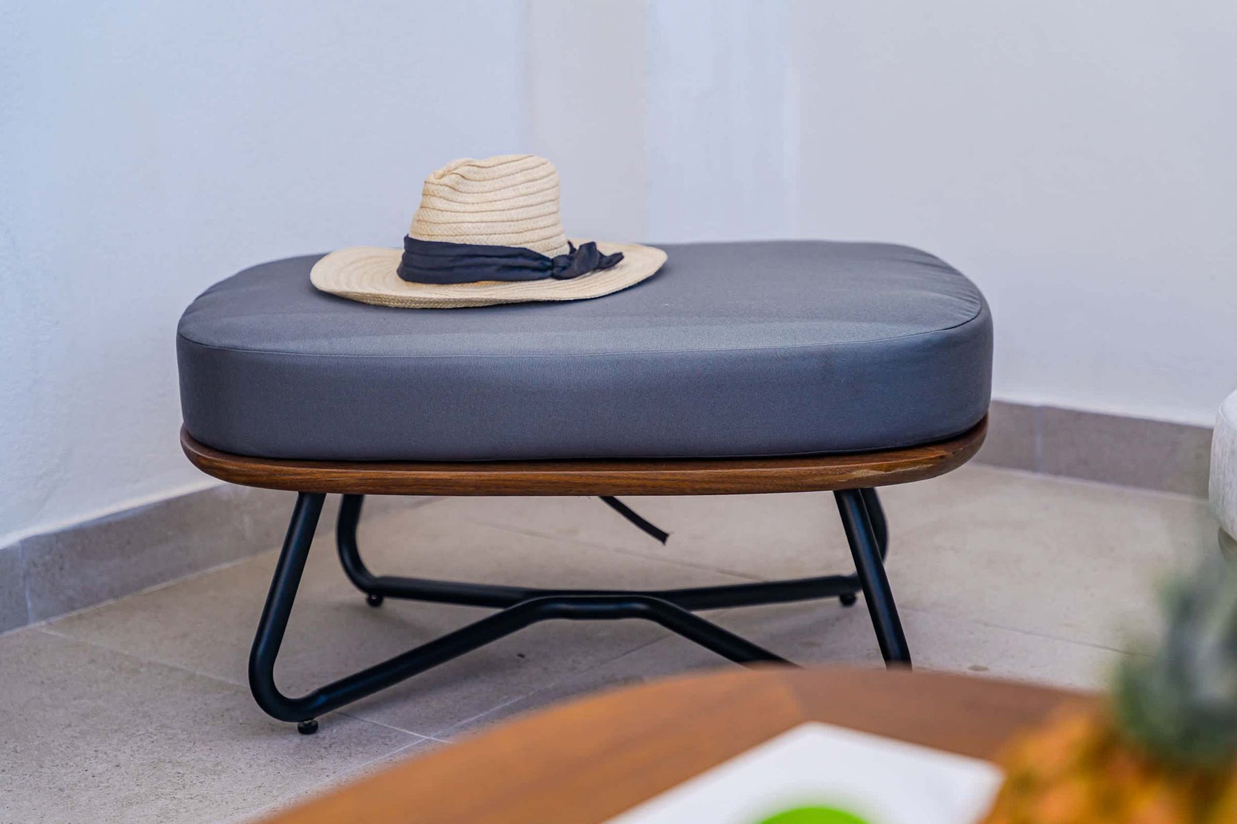 Chic Terrace Touch – Comfortable Spot for Easygoing Moments