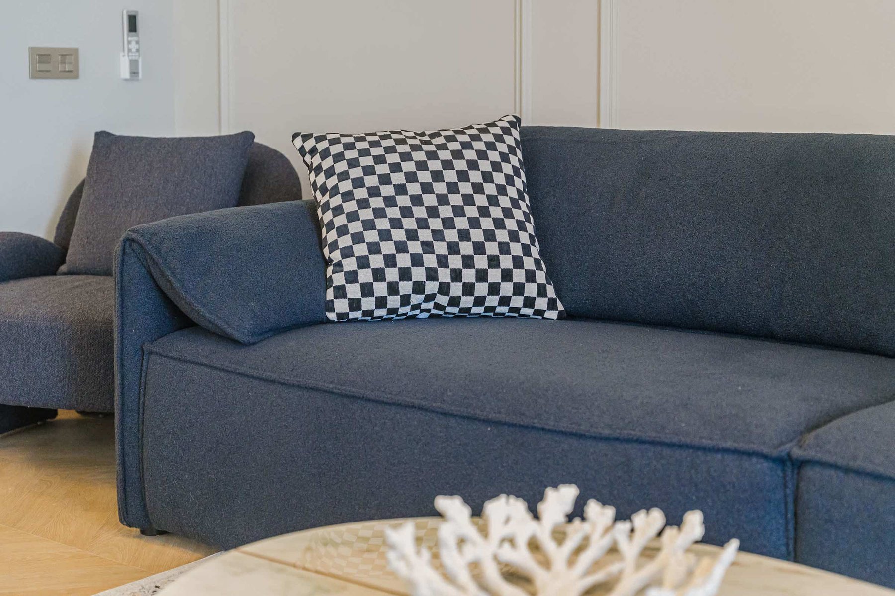 Elegant Sofa Corner with Cozy Seating – A Perfect Spot to Relax Indoors