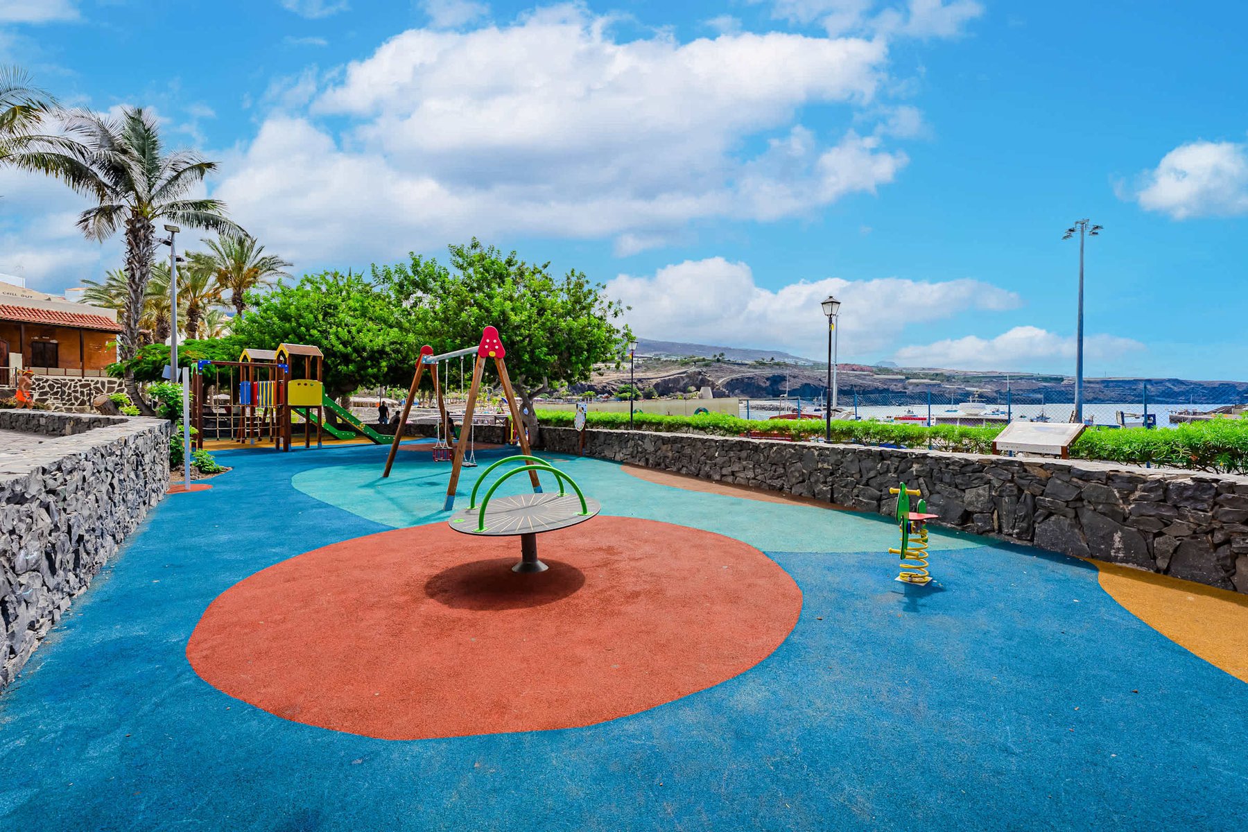 Seaside Play Park – Colourful, Family-friendly Retreat by the Ocean