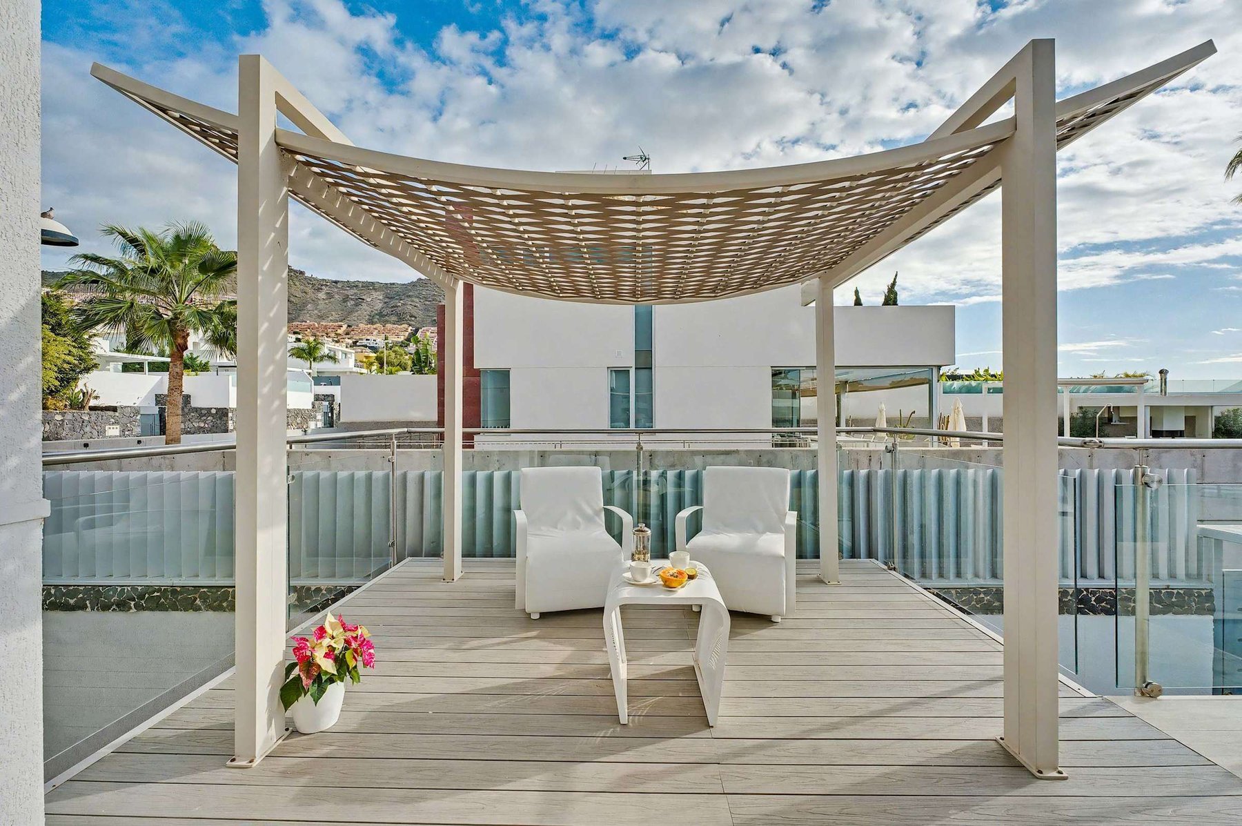 Shaded Deck Terrace for Serene Morning Moments