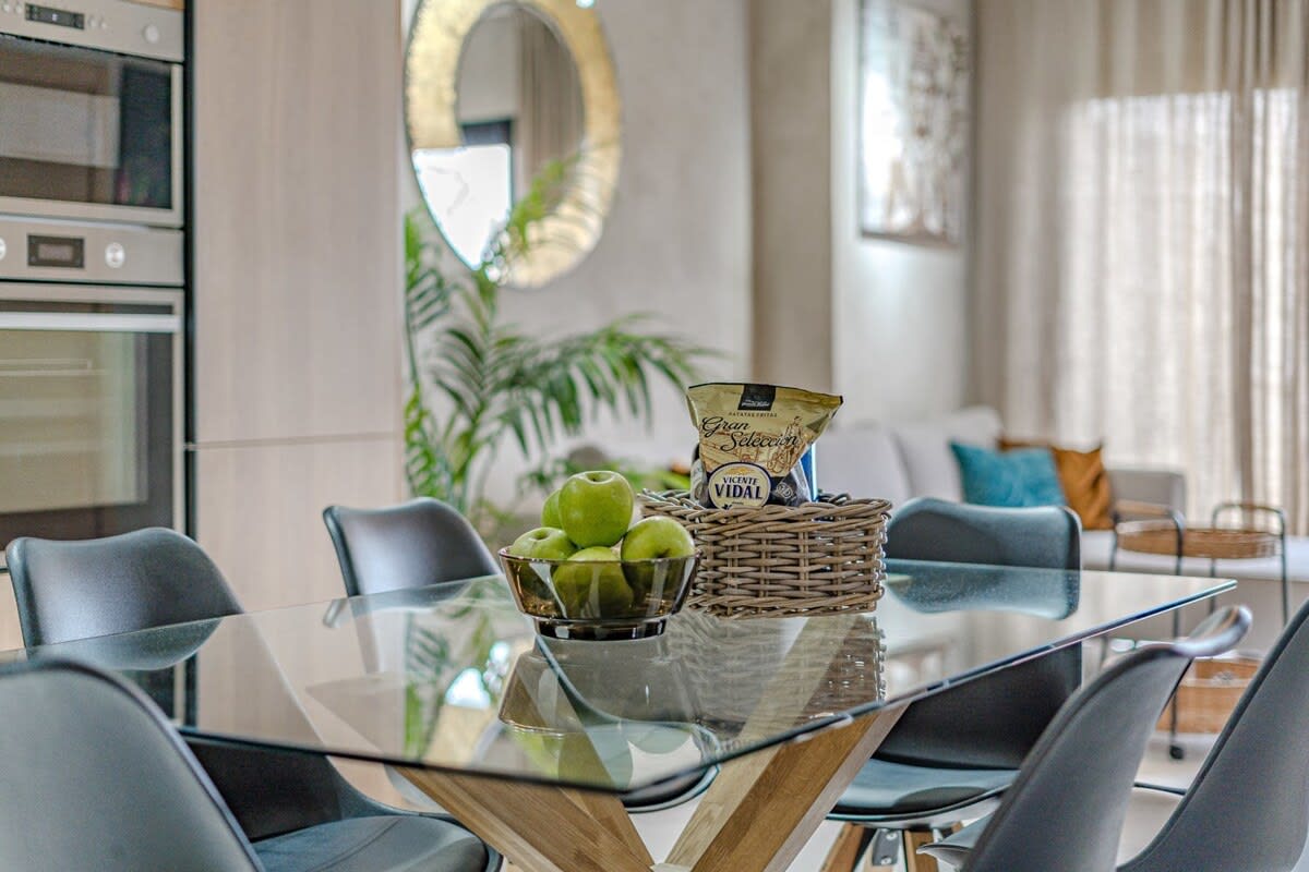 Dining Area with a Fully-Equipped Kitchen