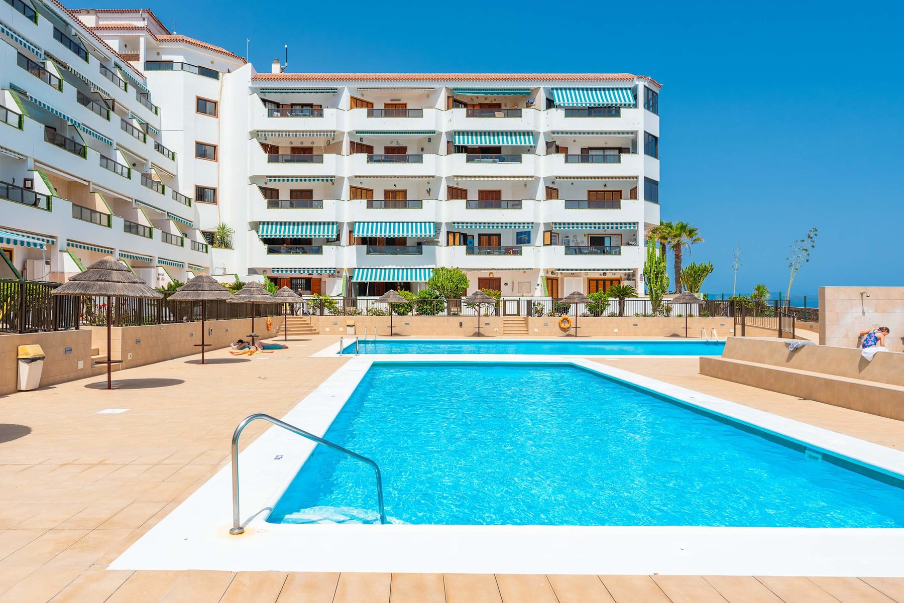 Year-Round Pool Area with Ocean Views