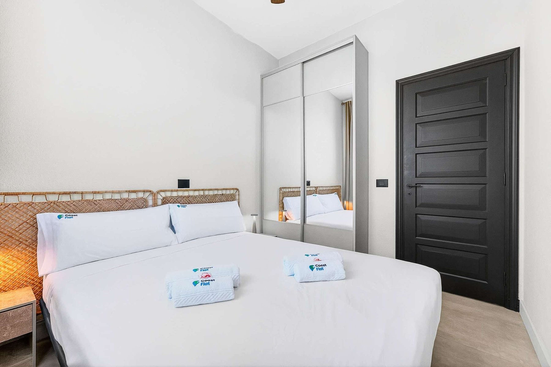 Second Bedroom with Double-Bed, Ocean Views, Wardrobe, Sonos Sound System and a Separate Bathroom