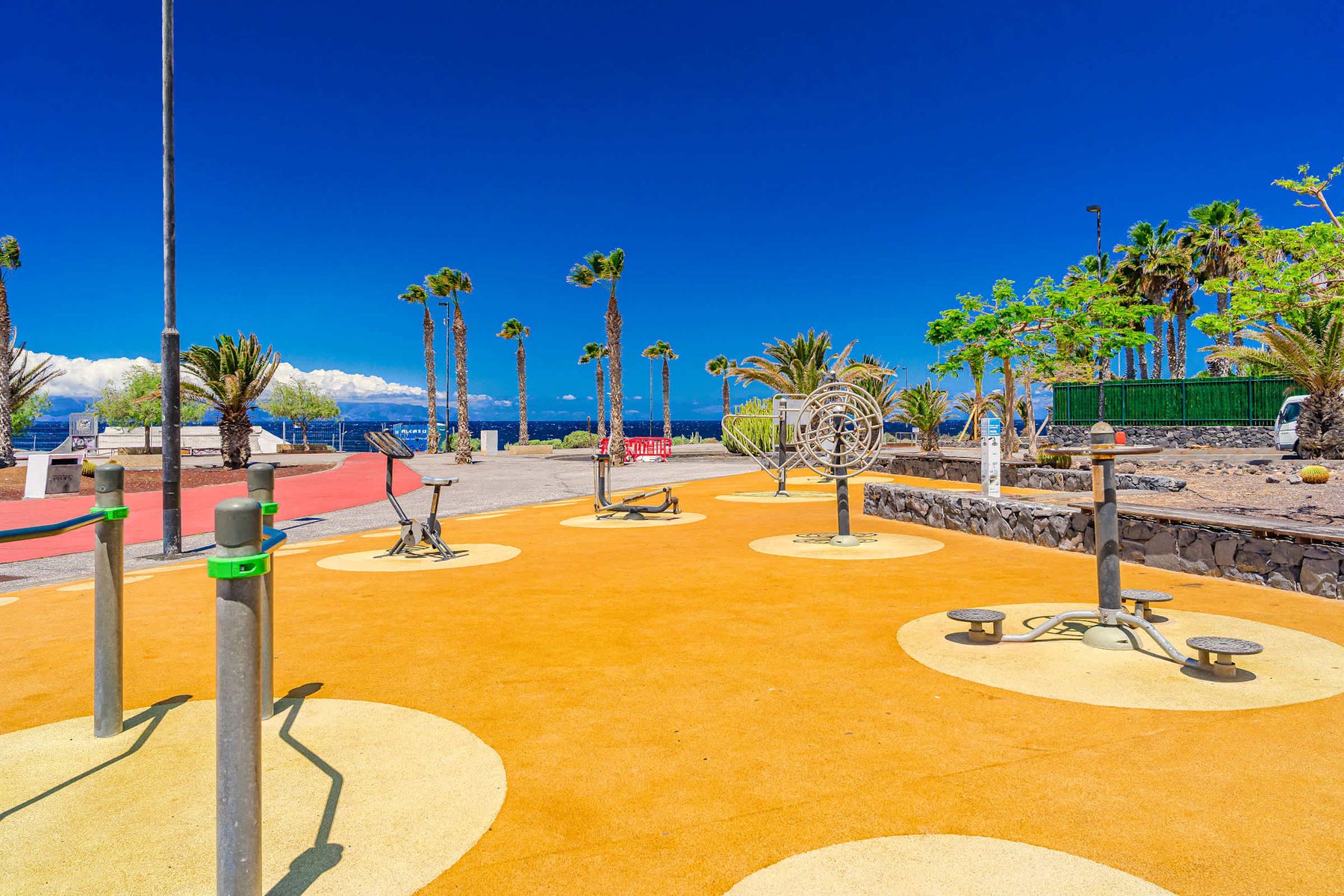 Outdoor Fitness Area - Stay Fit while enjoying Ocean Scenery