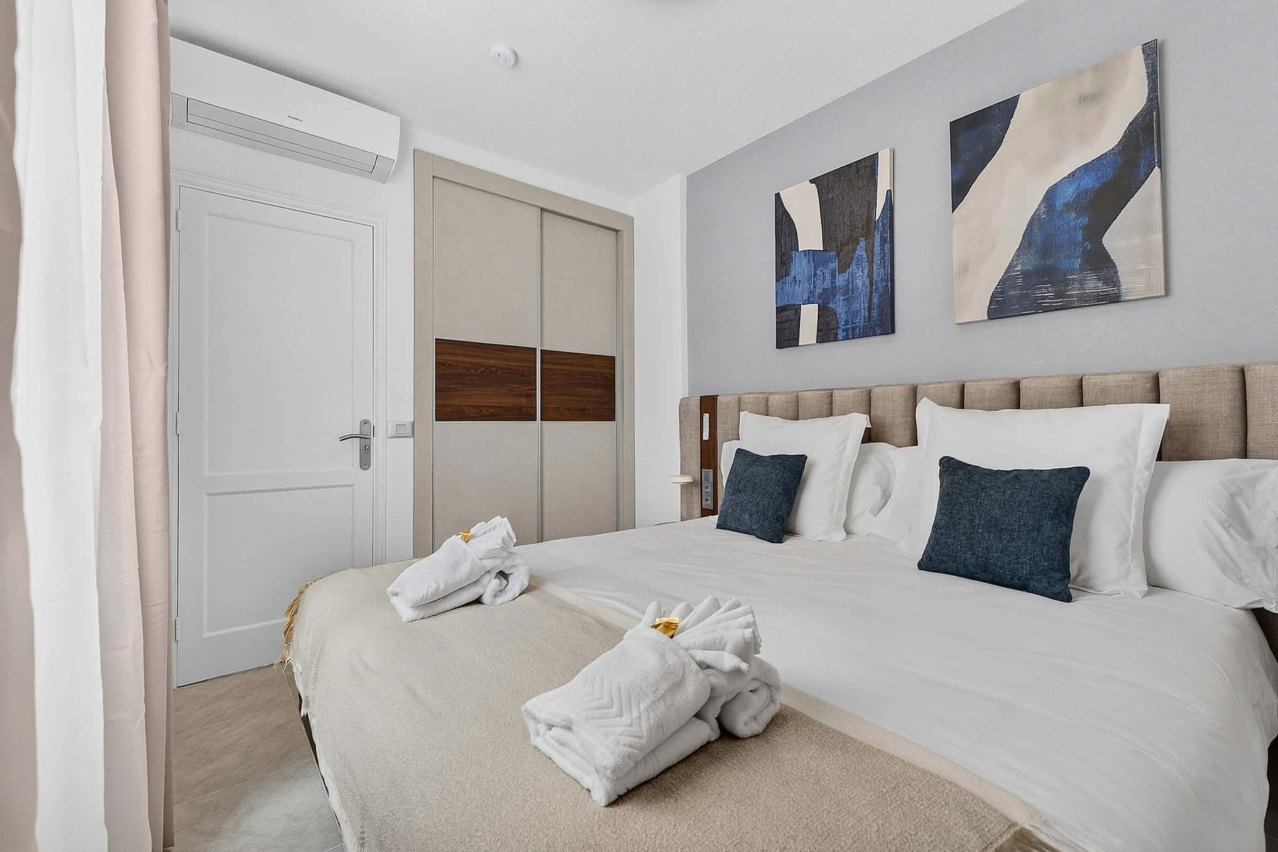 
Serene Boutique Bedroom with Sophisticated Island-Inspired Interiors
