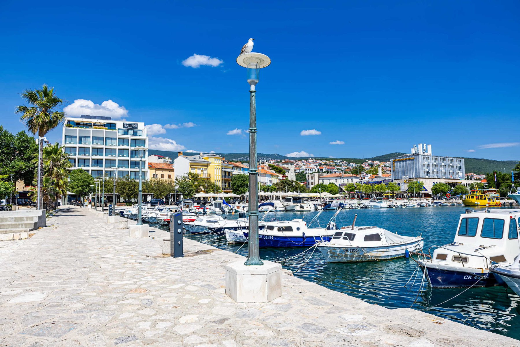 Boats in Crikvenica Marina