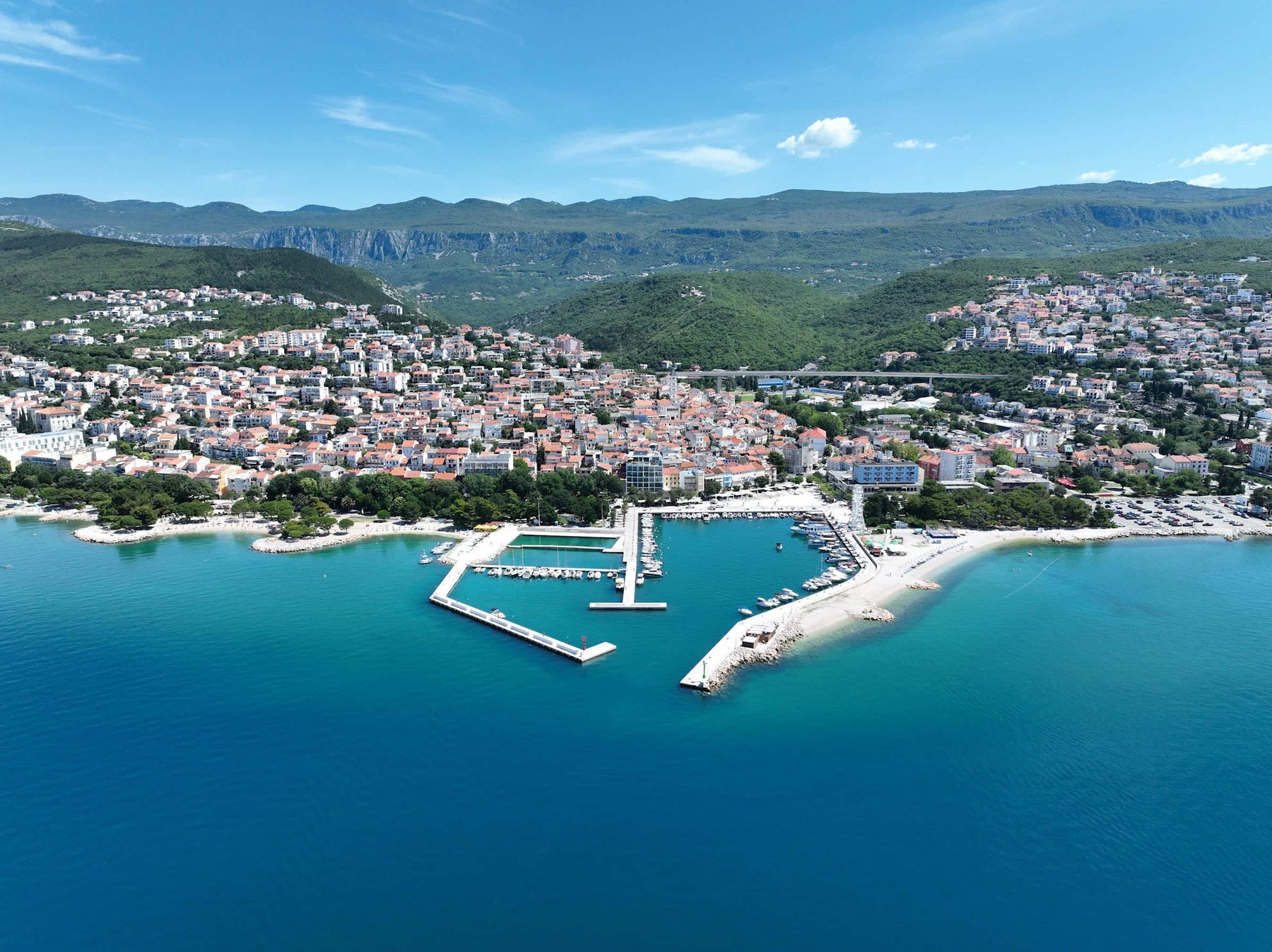 Crikvenica from the Air