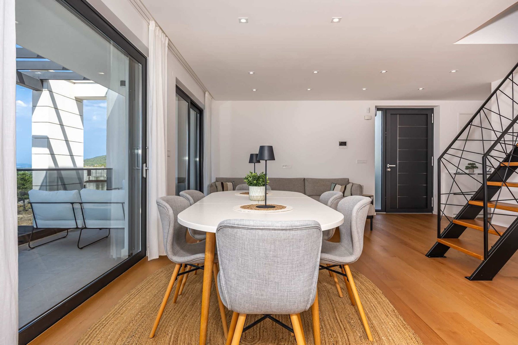 Dining Area & Terrace Doors