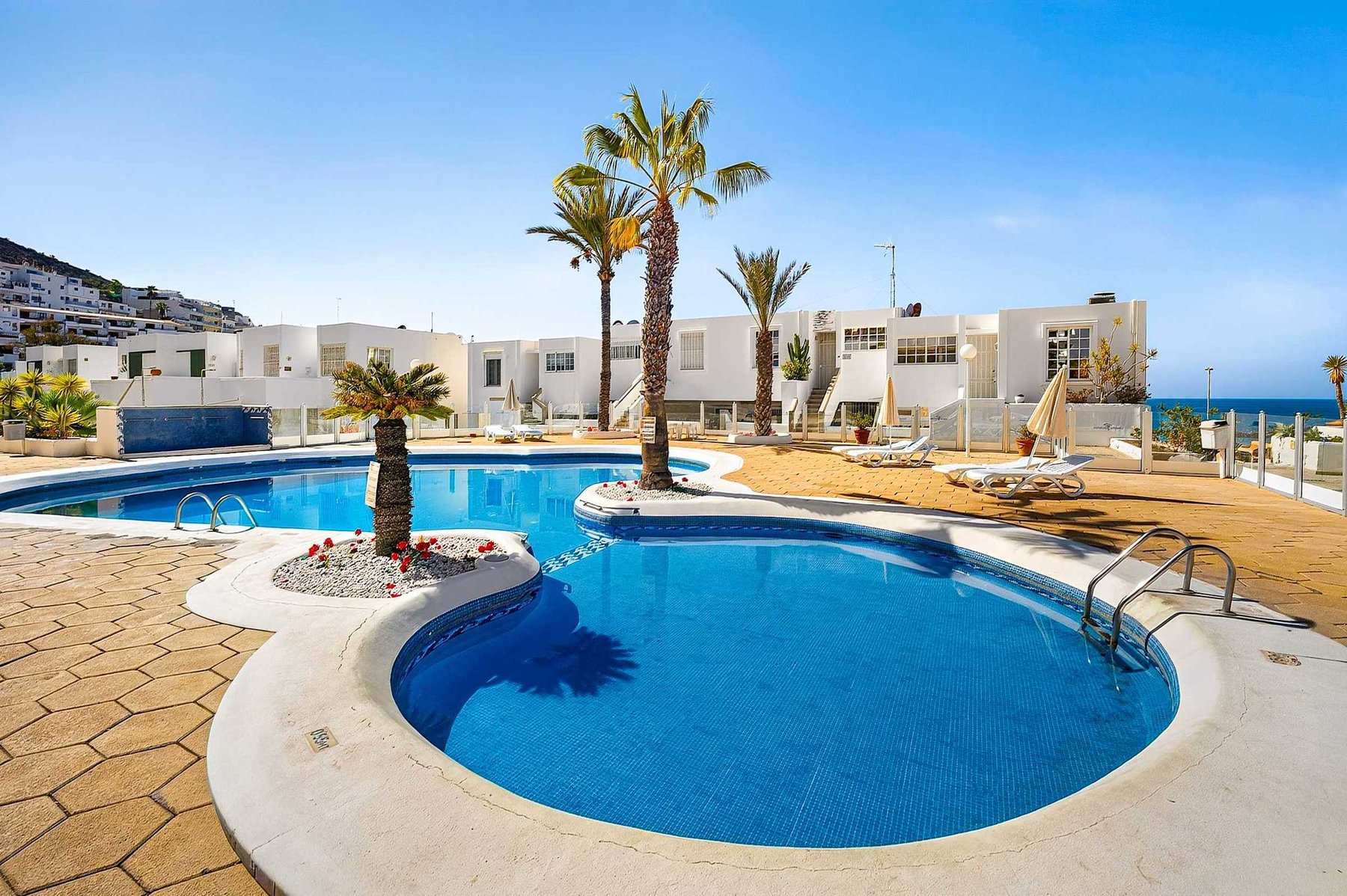 Community Pool with Sea View
