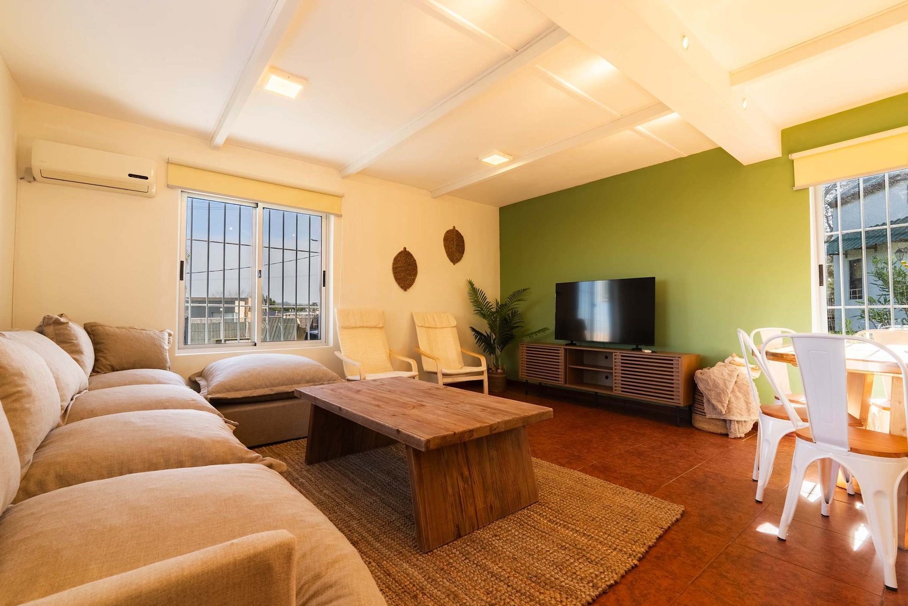 Living Room with TV & Sofa