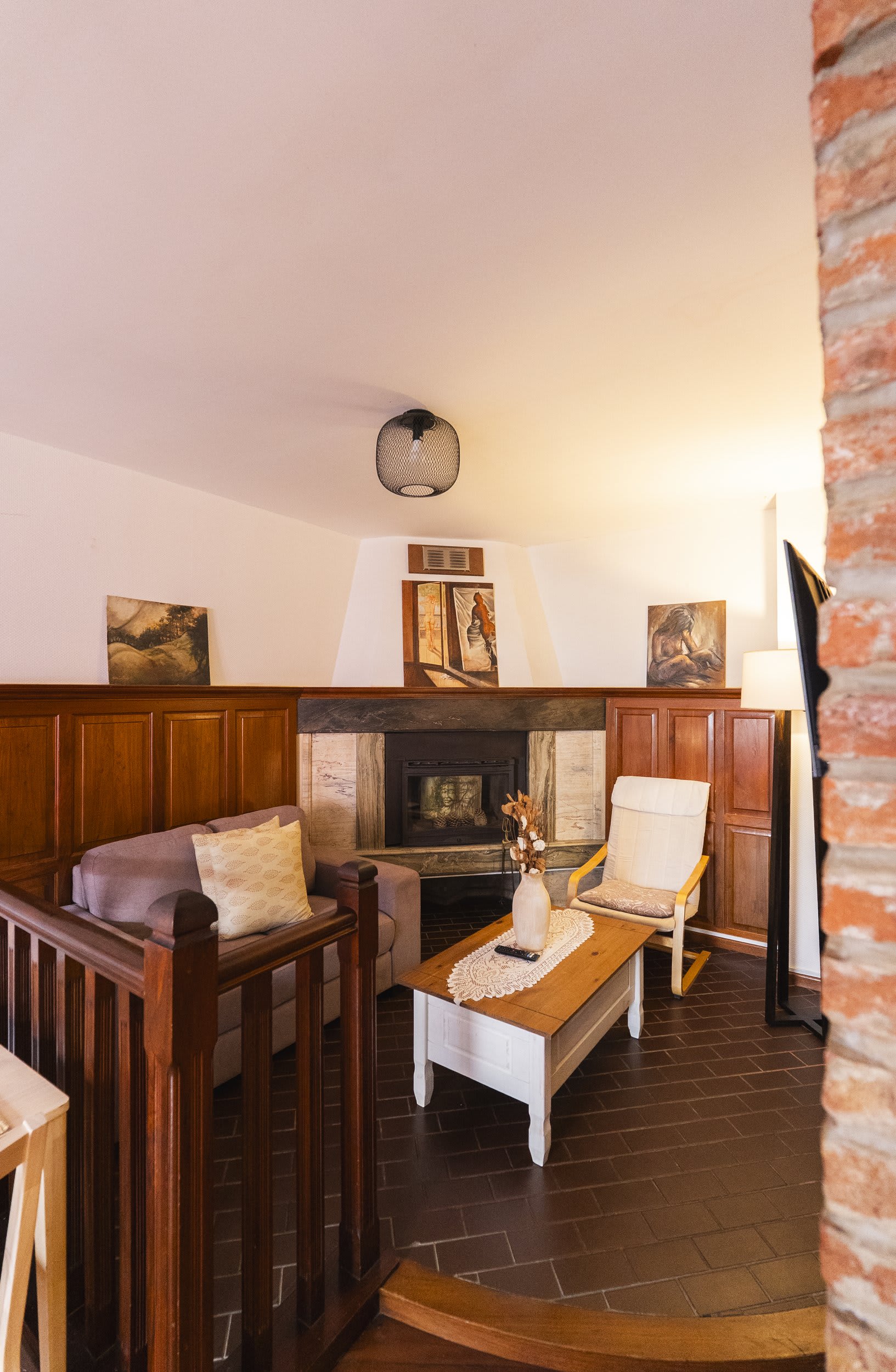 Lounge Step Down from the Dining Area