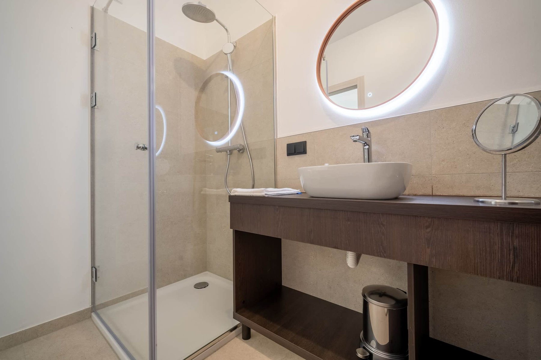 Bathroom with walk-in shower
